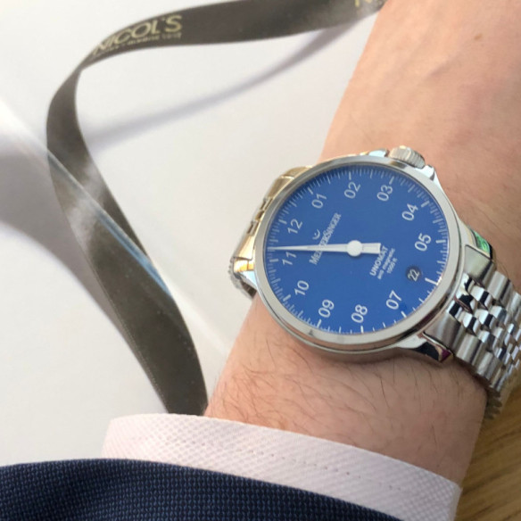 Meistersinger Unomat Sunburst Medium Blue - Meistersinger Classic