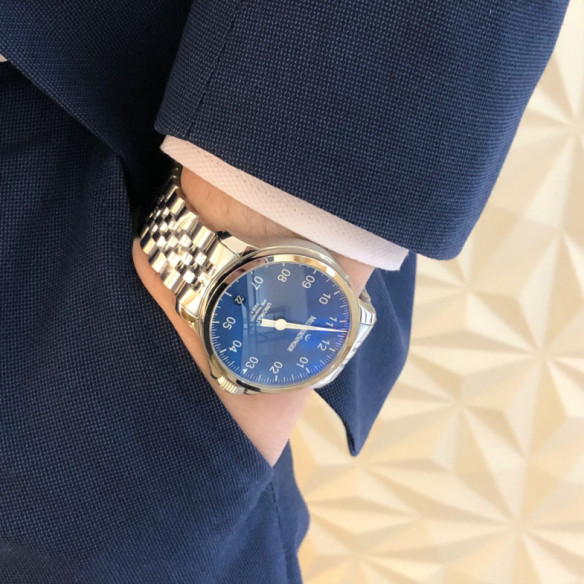 Meistersinger Unomat Sunburst Medium Blue - Meistersinger Classic
