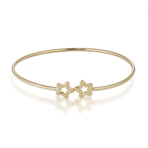 Pulsera Oro Basic Gold Estrella Fina - Brazaletes de Oro