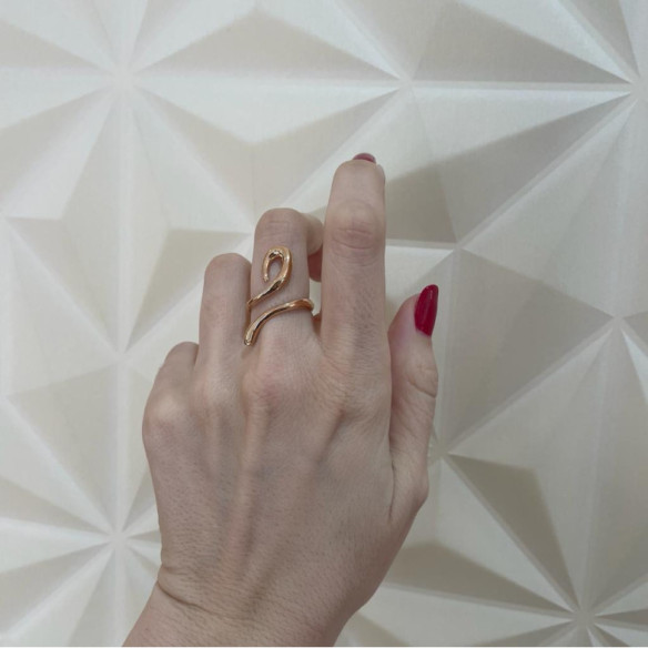 Basic Gold Ring aus Gold mit Latigo-Fassung - Goldene Ringe ohne Steine
