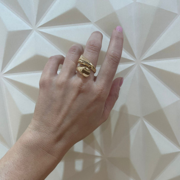 Anillo Tu Y Yo Maxi Oro Amarillo - ANILLOS