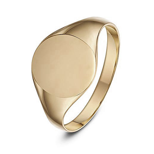Sello Oro Rosa Redondo Vintage - Homme sonne des timbres