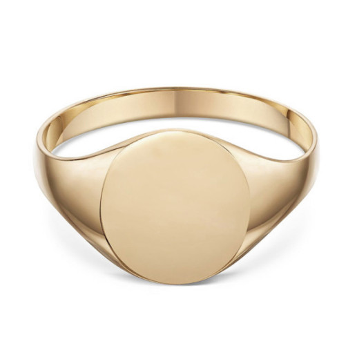 Sello Oro Rosa Redondo Vintage - Selos de anéis de homem 2