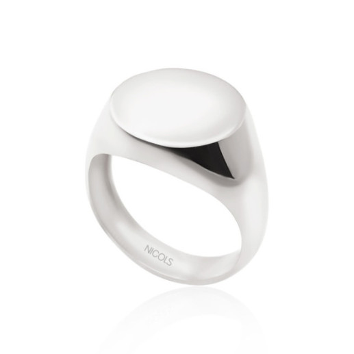 Sello Oro Blanco Mujer Redondo Vintage - designs vintage