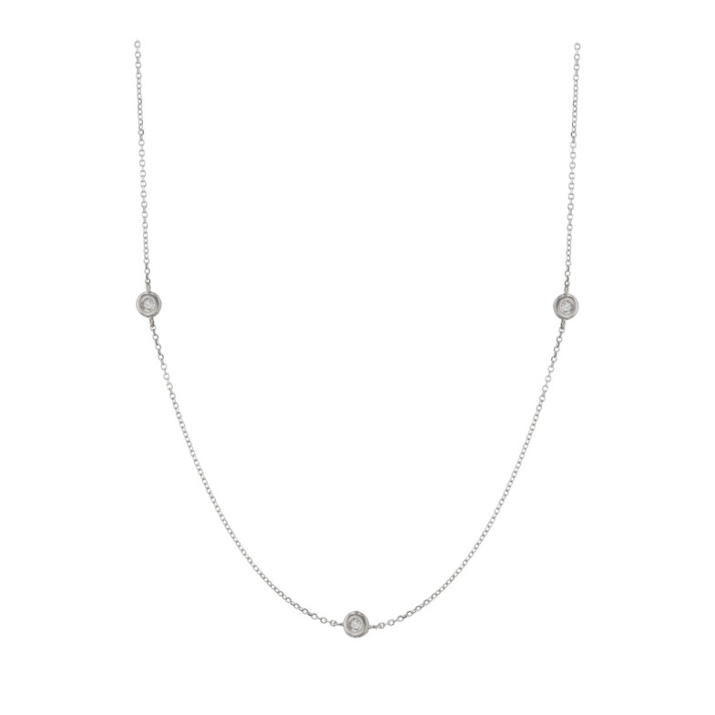 Collar Oro Diamantes Spot - Colliers diamant
