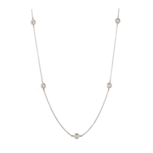 5 Spot gold necklace DIAMONDS - Diamond Necklaces
