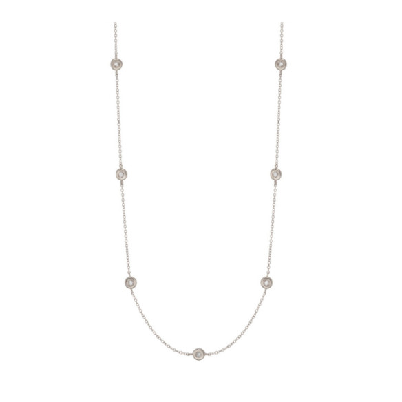 Collar Oro Diamantes 7 Spot - COLLARES