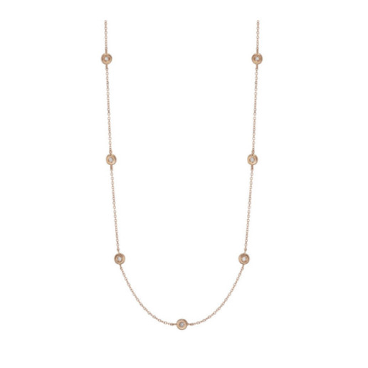 Collar Oro Diamantes 7 Spot - Colliers diamant