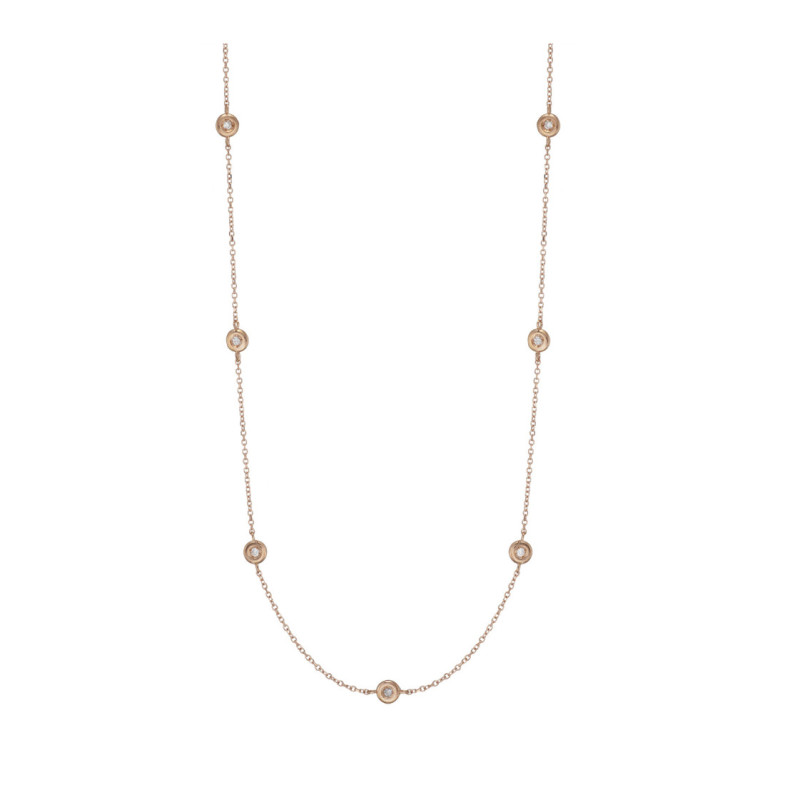 Collar Oro Diamantes 7 Spot - Colliers diamant