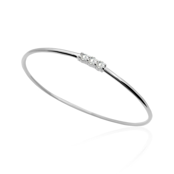 Pulsera Ob D Tubo Cierre.Ciego 2Mm 3D - Gold bracelets
