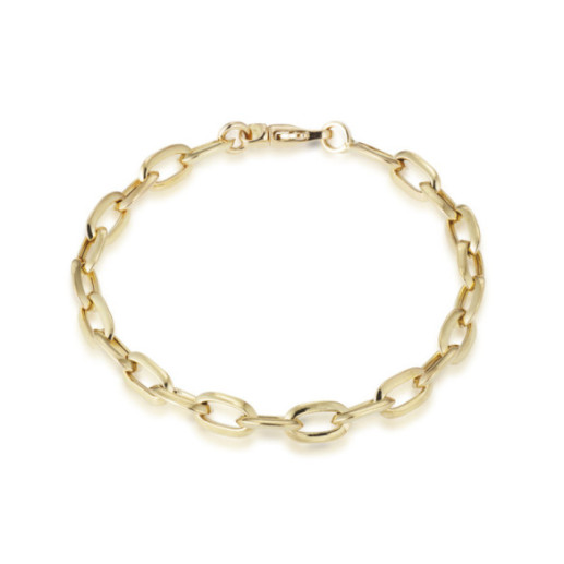 18K Gold Bracelet Daily Link 20Cm - BRACELETS