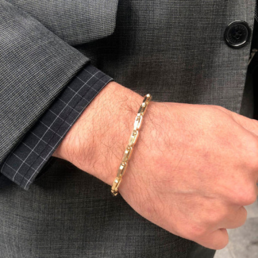 Pulsera Oro 18K Daily 21Cm - Joyas de Hombre 2