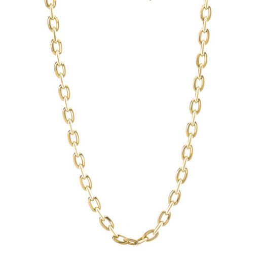 Maglia con castone a catena in oro 18 carati 60 cm - Ciondoli