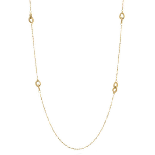 Gargantilla Oro Anillos Entrelazados Múltiple Amor Libre - COLGANTES