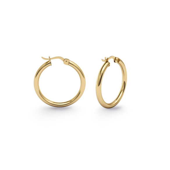 BASIC Creole Hoop Earrings GOLD - Hoops