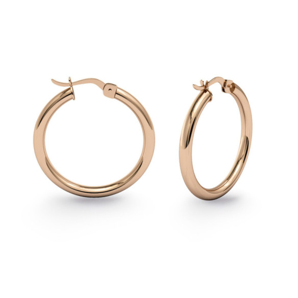 BASIC Creole Hoop Earrings GOLD - Hoops