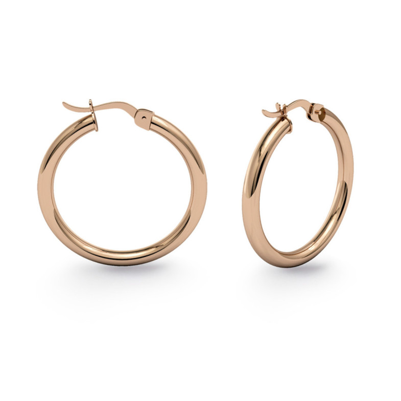 BASIC Creole Hoop Earrings GOLD - Hoops