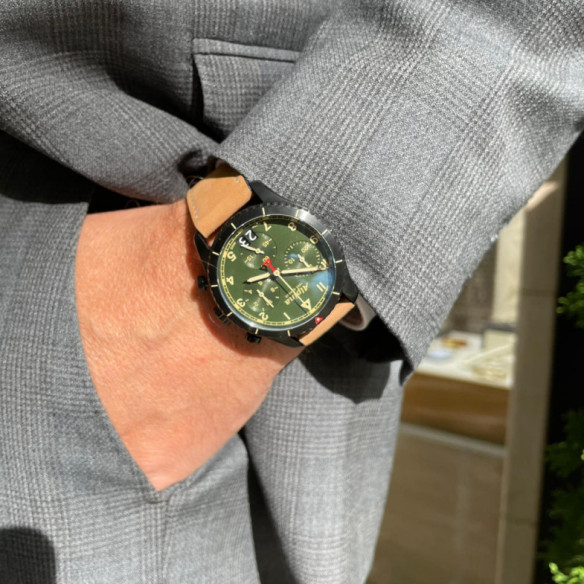 Alpina Startimer Pilot Quartz Chronograph Big Date 41Mm - Alpina STARTIMER