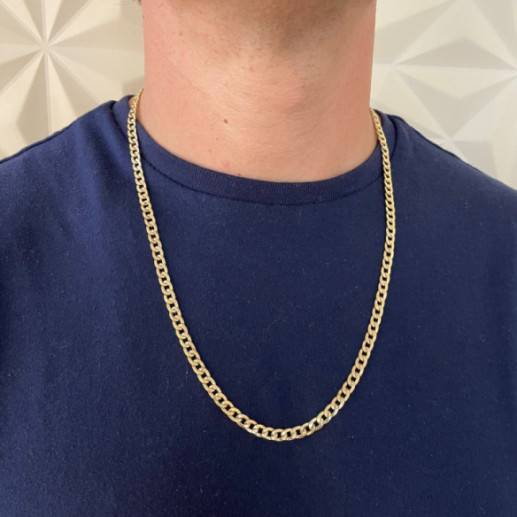 Cadena Oro Hombre Gold 5Mm 60Cm - Cadenas de Oro para Hombre 2