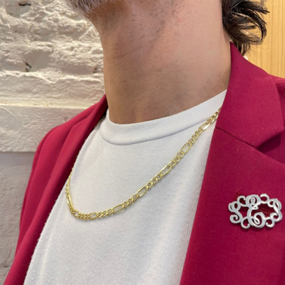 Cadena Oro Hombre Gold 3-1 5Mm 60Cm - Cadenas de Oro Hombre