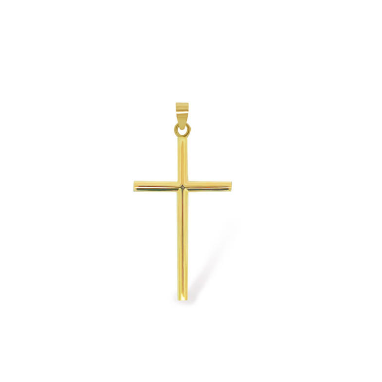 Cruz Oro Amarillo Tubo Redondo 24x14 - Attraversa