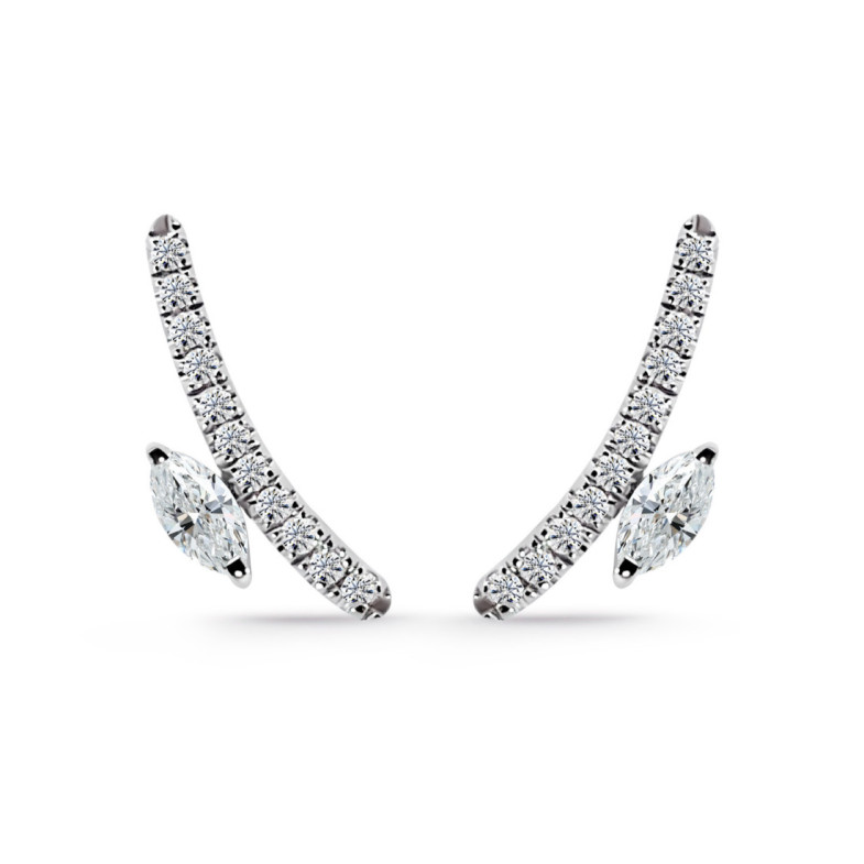 Pendientes Trepadores Mumite 0.36 Ct - Orecchini arrampicati