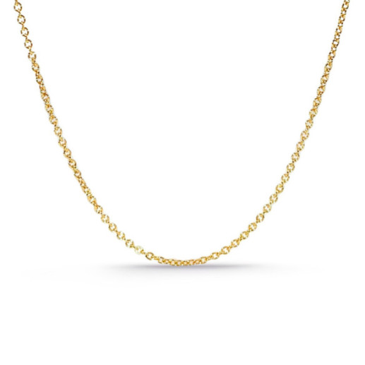 Forced Gold Chain 1.3mm 18K 40cm - Gold chains