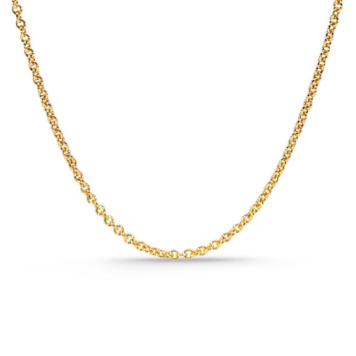 Cadena Oro Forzada 1.7mm 18K 45cm - CADENAS DE ORO
