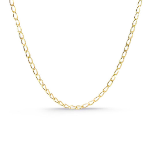 Cadena 45cm Bilbao Oro 18K 1.6mm - CADENAS DE ORO