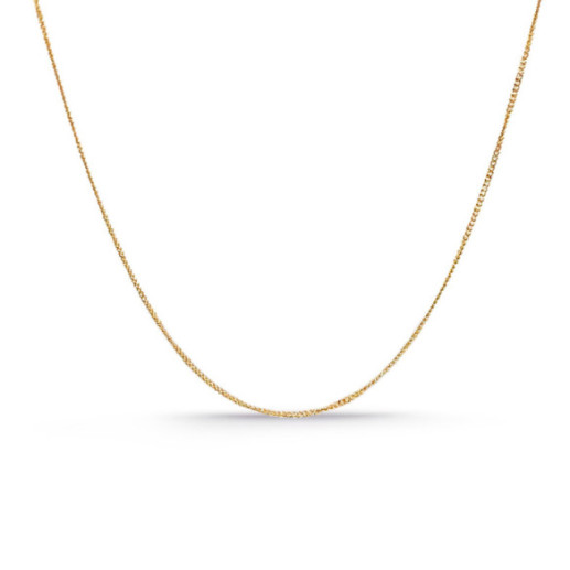 Cadena Oro Barbada 18k 60cm 0.8mm - Cadenas de Oro Hombre
