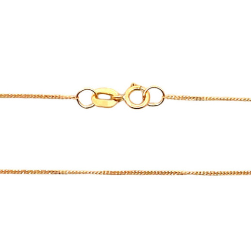 Cadena Oro Barbada 18k 60cm 0.8mm - Cadenas de Oro para Hombre 2