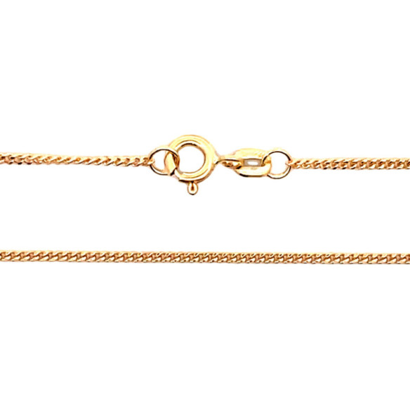 Cadena Barbada Oro 18k 60cm 1.4mm - Cadenas de Oro Hombre