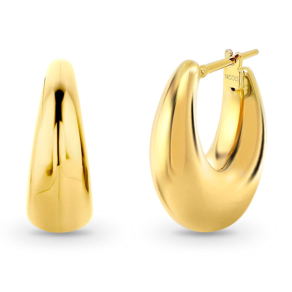 Pendientes Aro oval Nochentera 23mm - reifen