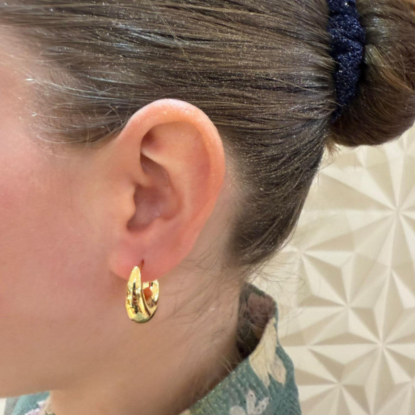 Pendientes Aro oval Nochentera 23mm - reifen