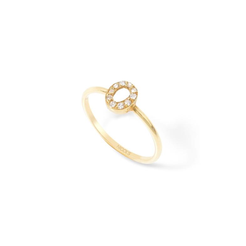 Anillo Diamantes Aro Mini Details - Anillos Otras Piedras Preciosas