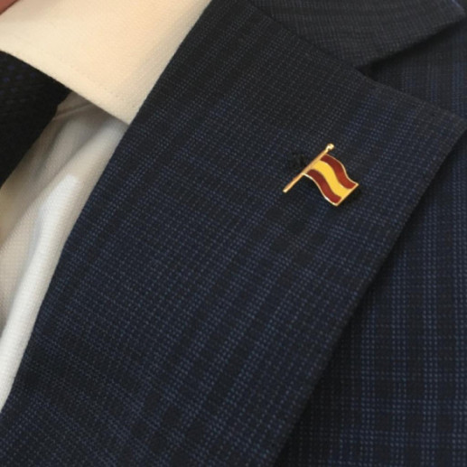 Gold Pin FLAG SPAIN - Jewels of Man