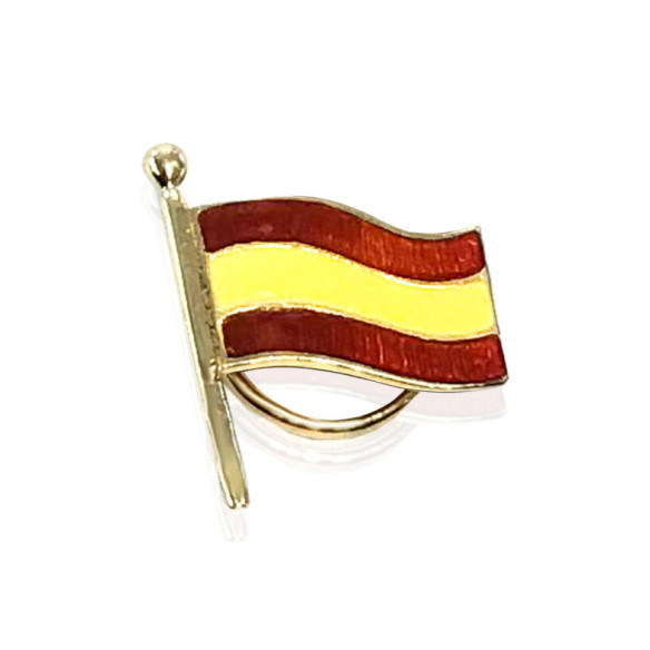 Pin Oro BANDERA ESPAÑA - Joyas de Hombre