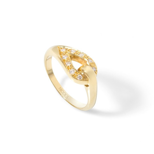Anillo Diamantes Estribo - diseños actuales