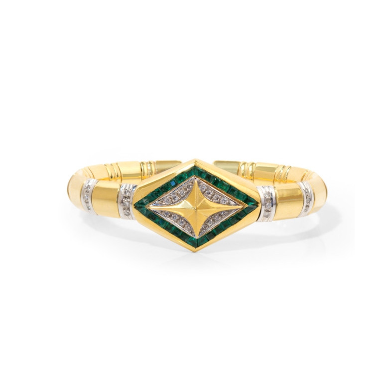 Pulsera Antique Decó - Brazaletes de Oro