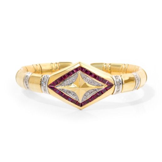 Pulsera Antique Decó - Brazaletes de Oro