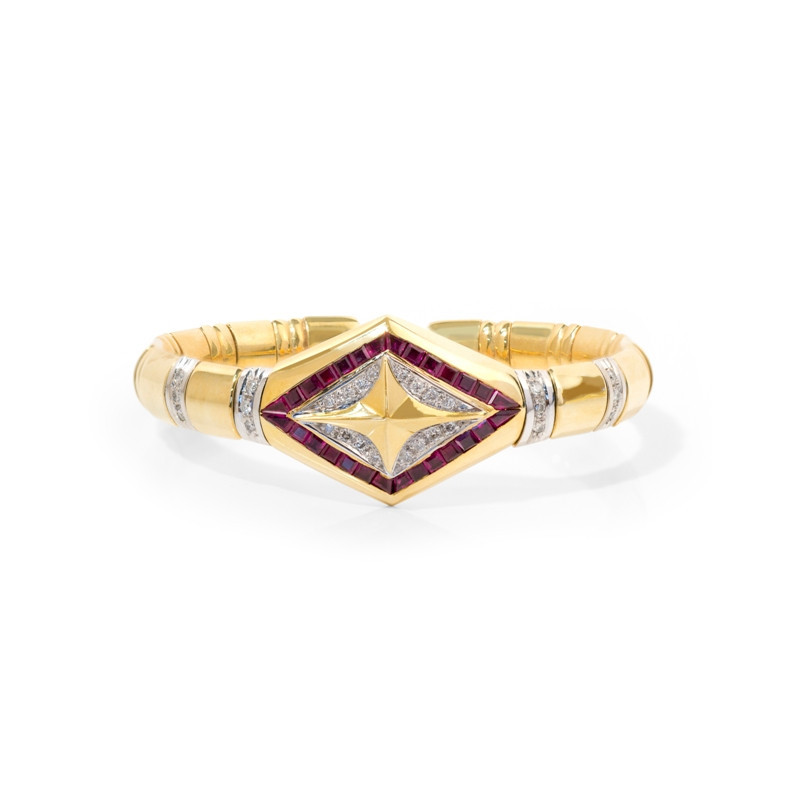 Pulsera Antique Decó - Brazaletes de Oro