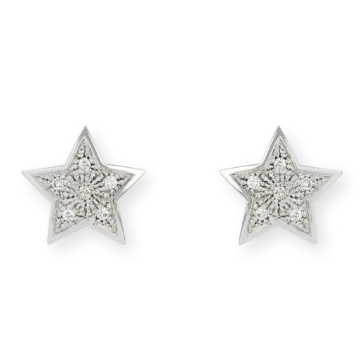 Pendientes Estrella Mini Details 0.25Ct - Pendientes de Diamantes