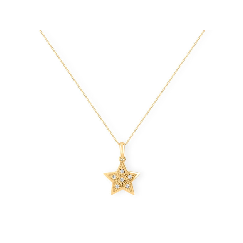 Collar Estrella Mini Details - Colgantes de Diamantes