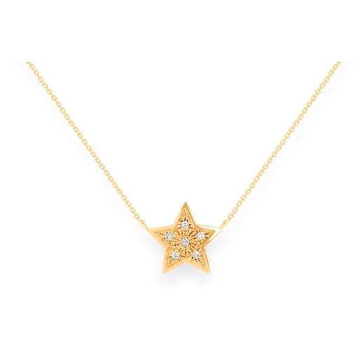 Collar Estrella Mini Details - Collares de Diamantes