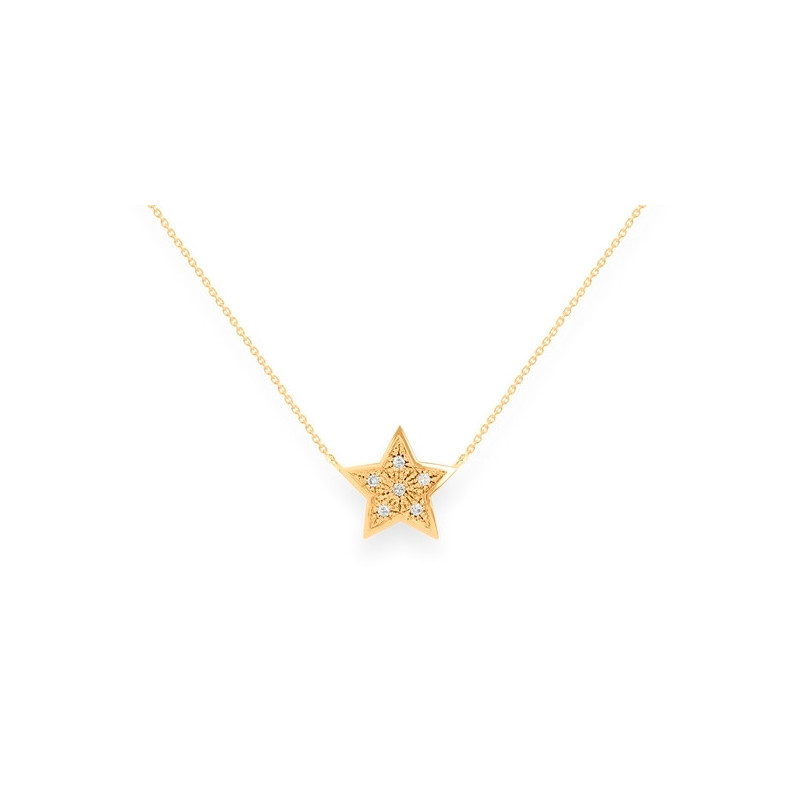 Collar Estrella Mini Details - Collares de Diamantes