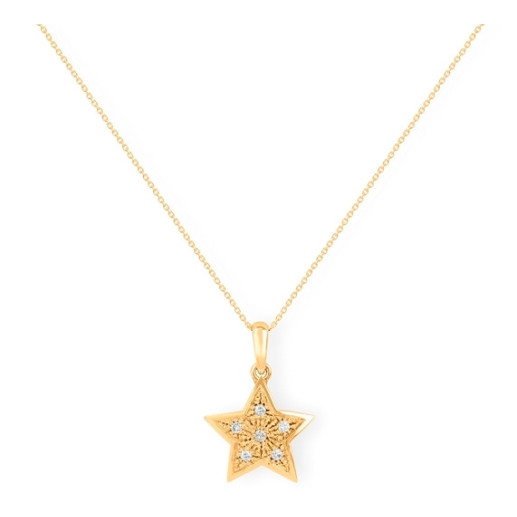 Collar Estrella Mini Details - Colgantes de Diamantes