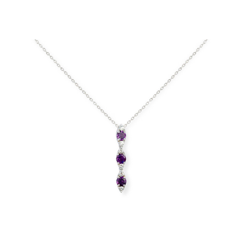 Bar necklace - Necklaces Other Color Stones