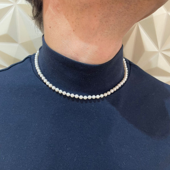Collar Perlas 5-5.5mm Natural Cultivadas - Colliers de perles