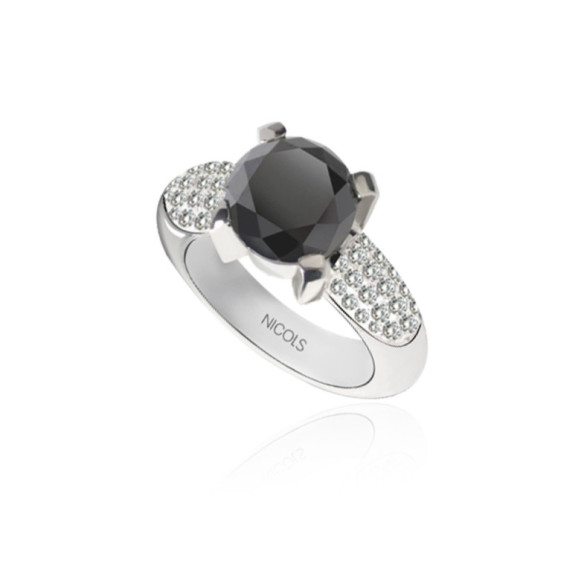 Anello Madonna Black Power con diamante nero da 2,01 ct - Brillante