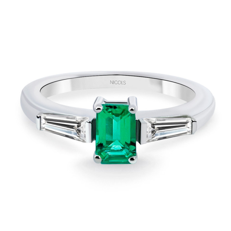 Anillo Esmeralda Electra 0.60 - Smaragdringe